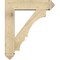 Ekena Millwork Balboa Arts and Crafts Rough Sawn Bracket w/ Offset Brace, Douglas Fir, 8"W x 32"D x 38"H BKT0806X32X38BOA03RDF - alternate 4